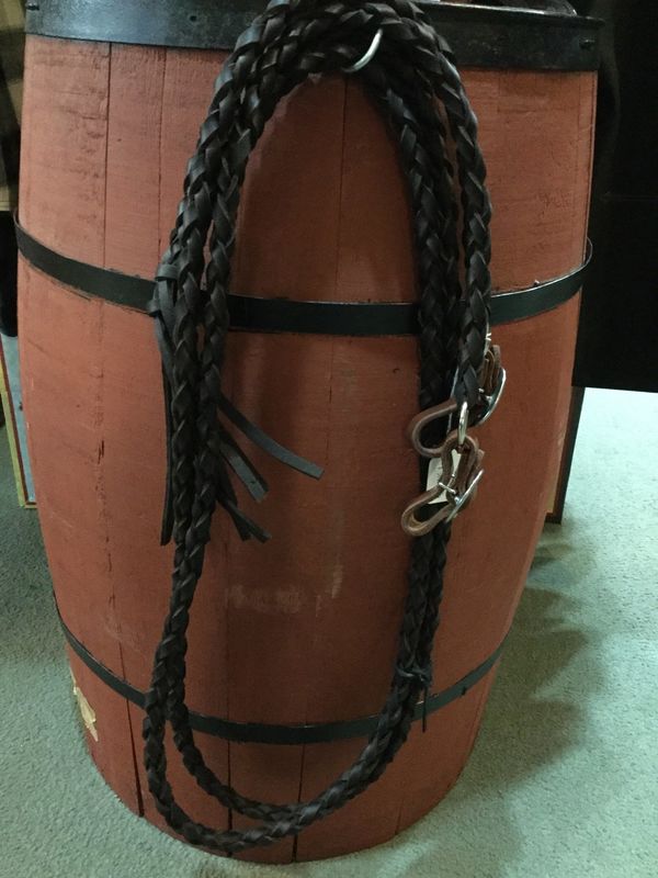 Circle L Leather Round Braided Split Reins