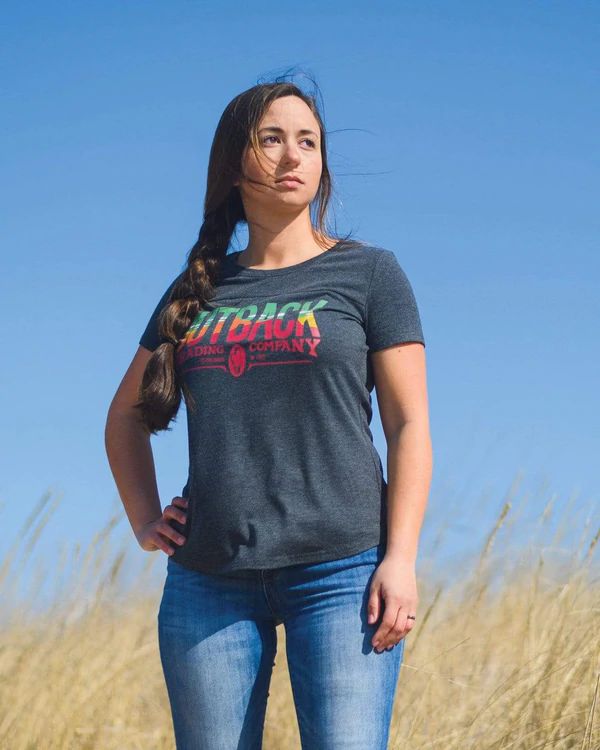 Women's Outback T-Shirt - Alba Dark Grey