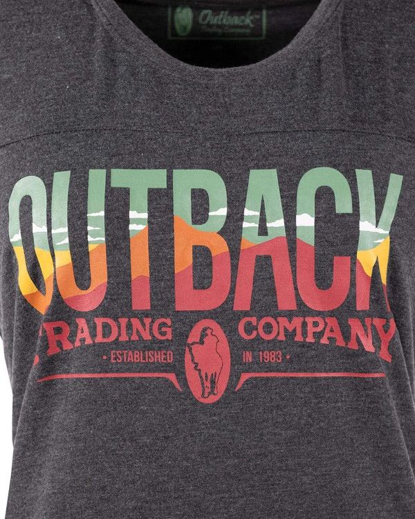 Women's Outback T-Shirt - Alba Dark Grey