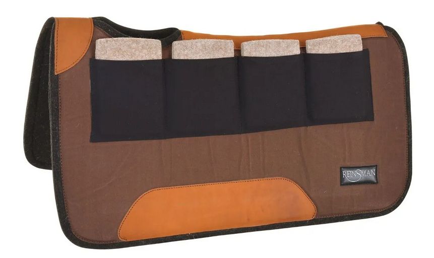 Reinsman Multi-Fit 4 Ranch Pro Square Contour Wool Pad