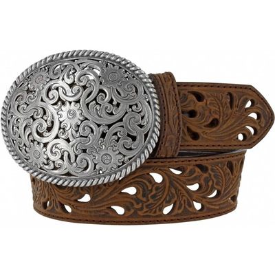 Adult - Tony Lama Pierced Filigree Trophy Belt