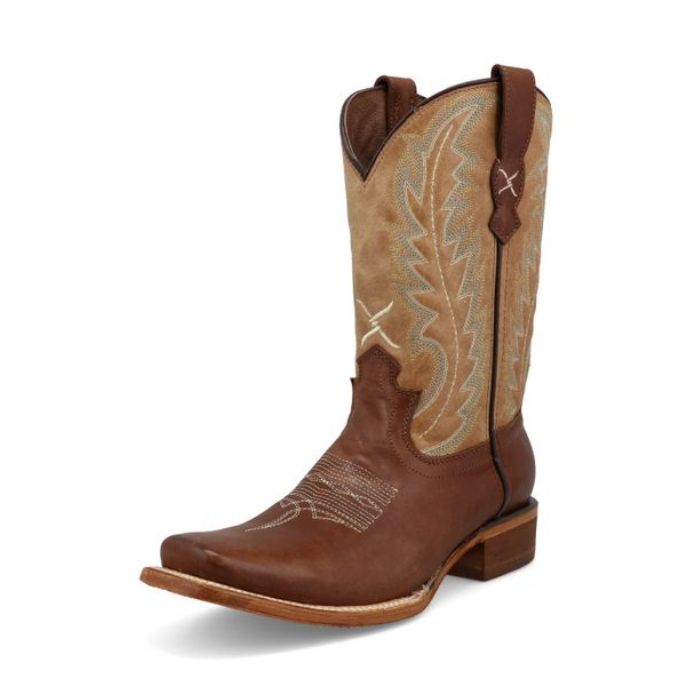 Women's Twisted X Rancher Boots - Brunette & Pumpkin