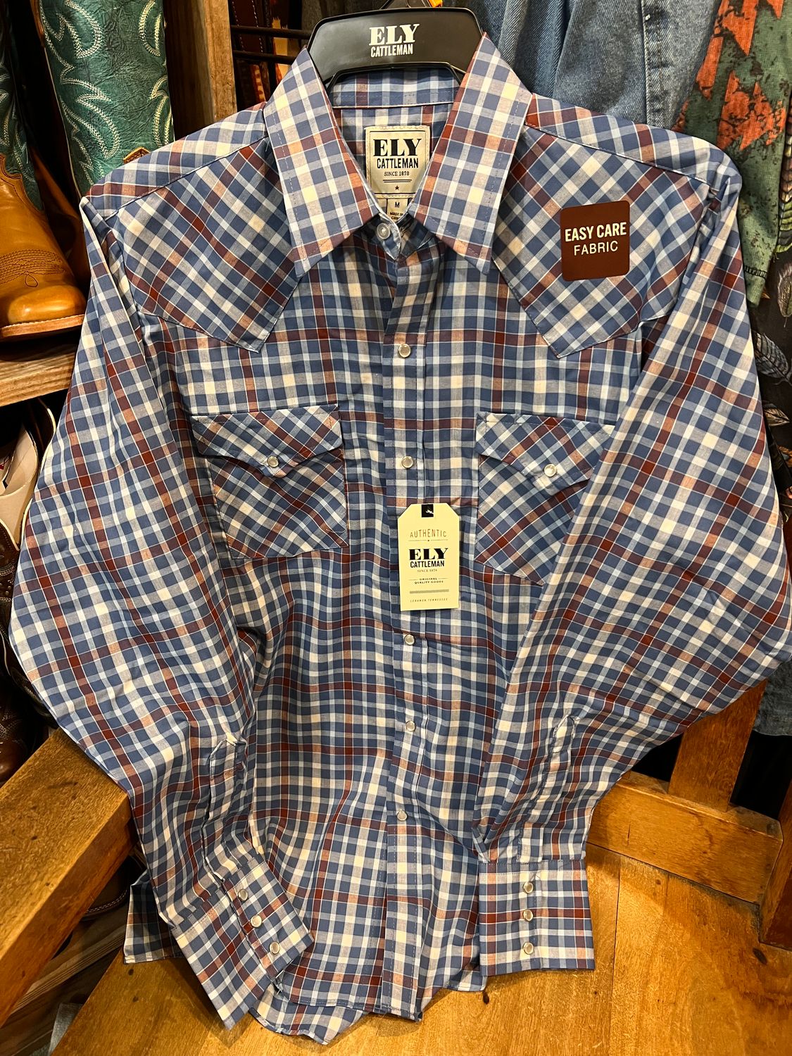 Men's Ely & Walker LS Heritage Plaid Shirt