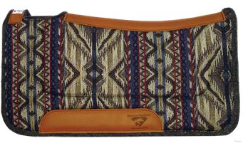 Contour Ranch Pad w/Wither Relief - 30"x30"x1/2", Size: Cobalt