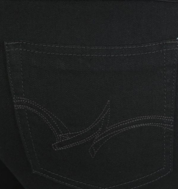 Women's Wrangler Black Mid-Rise Boot Cut Jeans