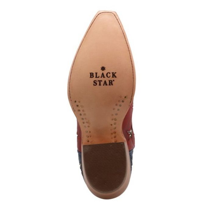 Women's Black Star Marfa - Red, White & Blue Western Boots