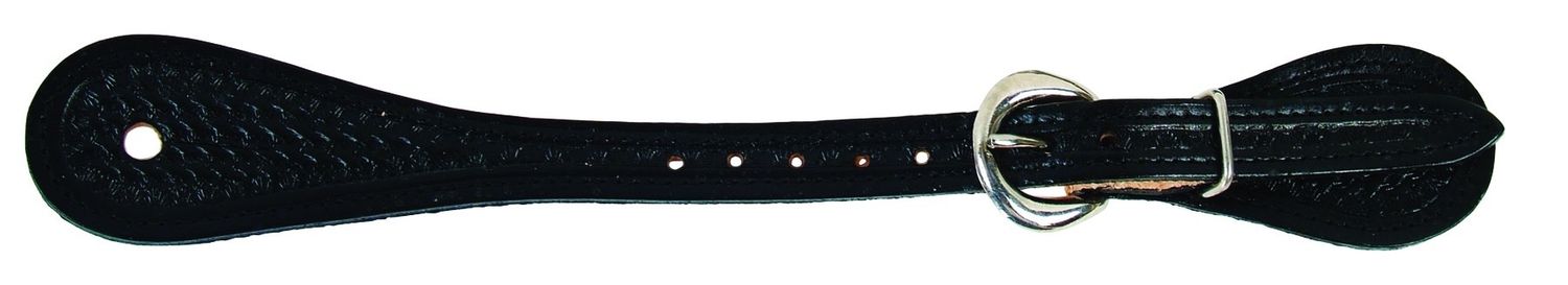 Spur Straps -  Sagebrush, Black Basketweave