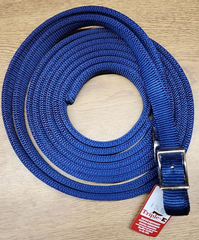 Nylon Split Reins 3/4" x 7'