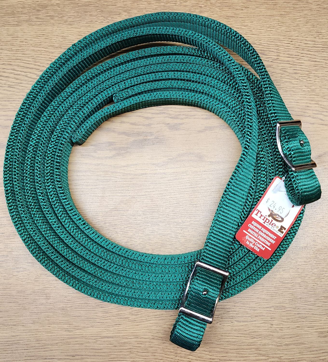 Nylon Split Reins 3/4" x 7'
