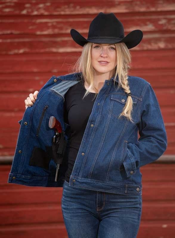 Women’s Denim Concealed Carry Jacket 