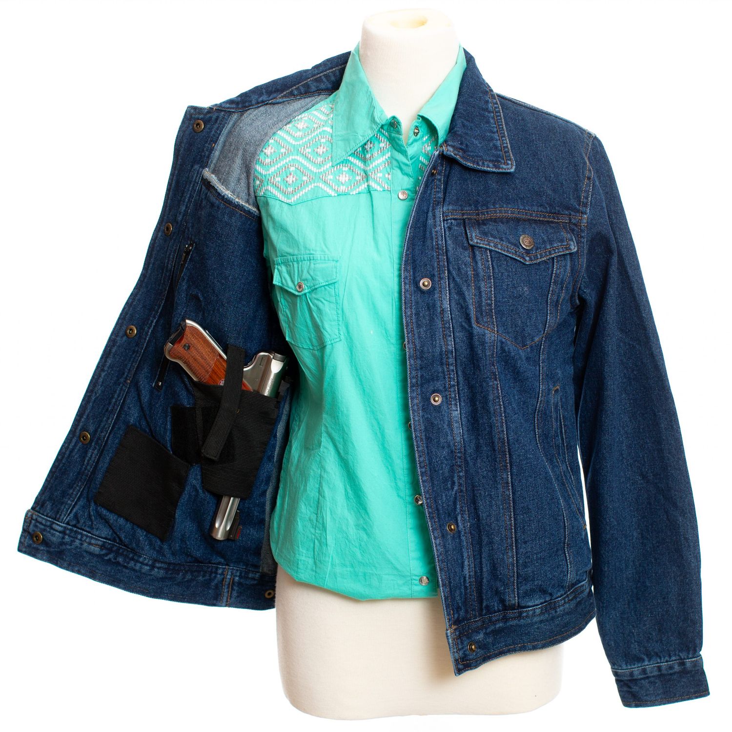 Women’s Denim Concealed Carry Jacket