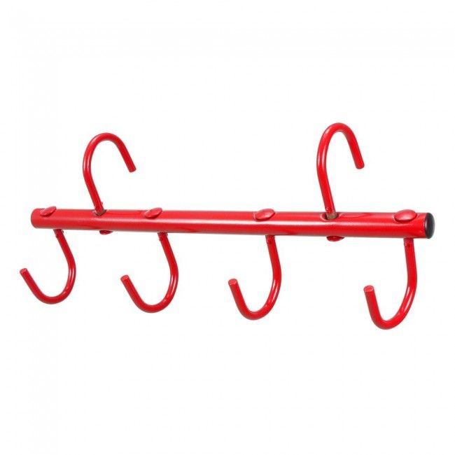 4-Prong Portable Tack Rack with Swivel Hooks