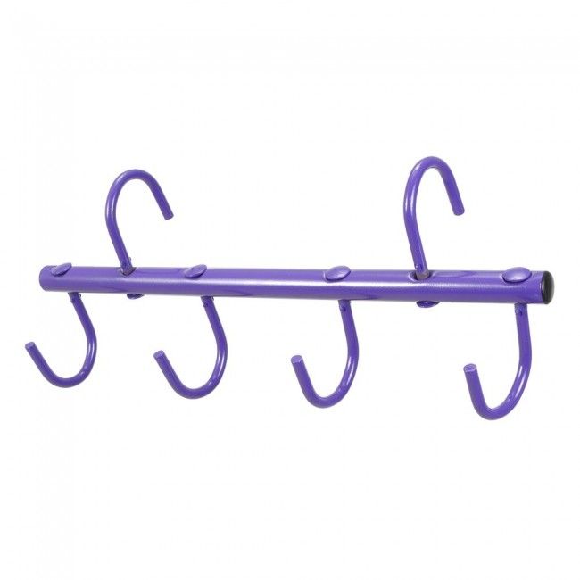 4-Prong Portable Tack Rack with Swivel Hooks