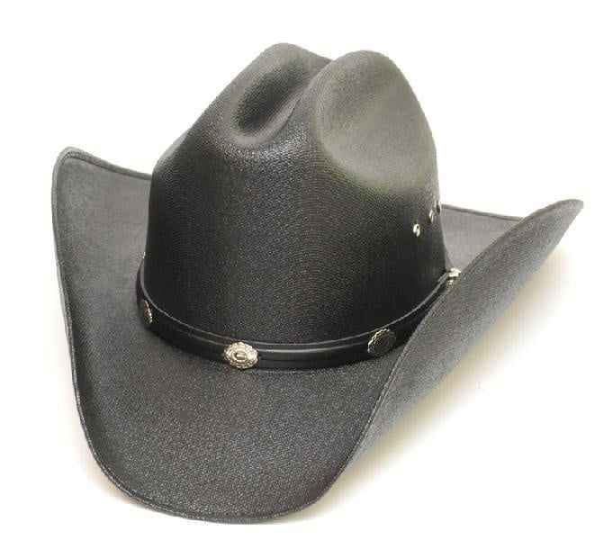 WEX Cattleman Straw Hat w/Silver Conchos WEX Cattleman Straw Hat w/Silver Conchos