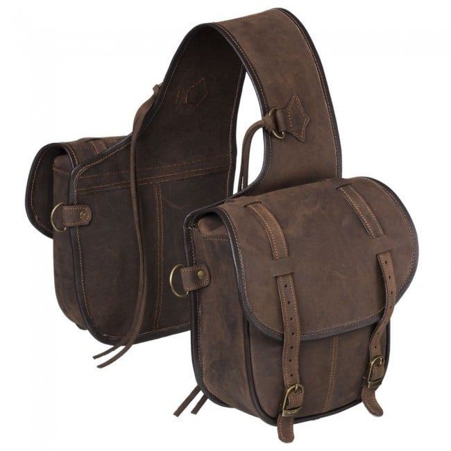 Soft Leather Saddle Bag