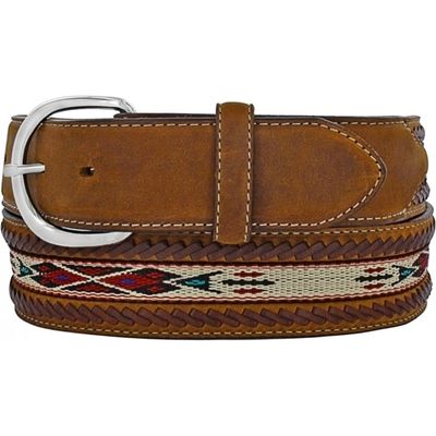 Adult - Laced Edge Horse Hair Ribbon Belt