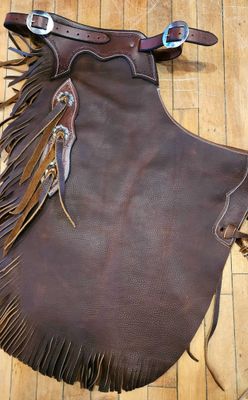 Circle L U.S.A. Made Leather Chinks