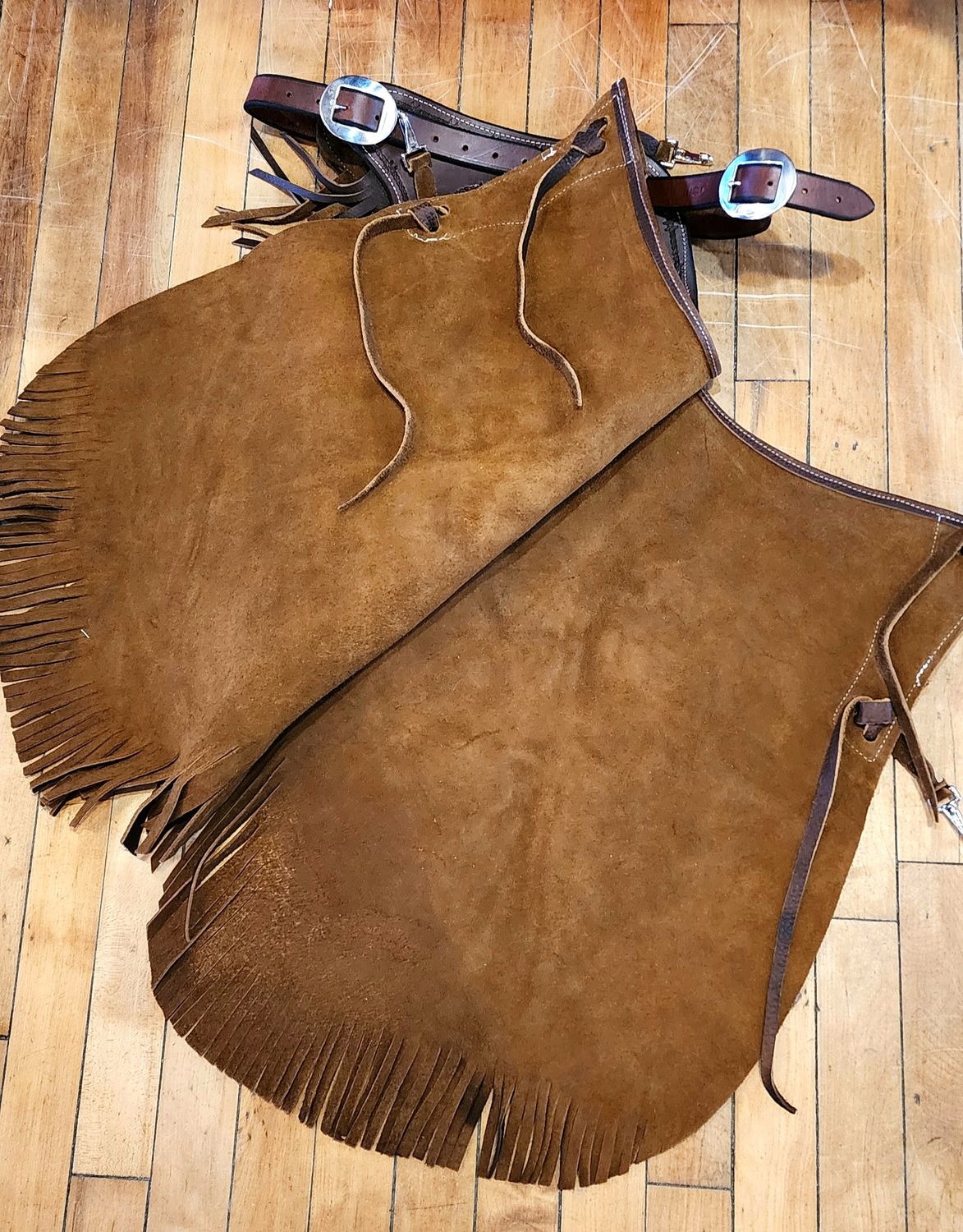 Circle L U.S.A. Made Leather Chinks