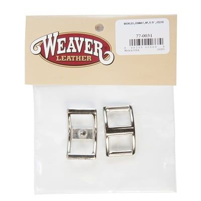 Conway Buckles Nickle Plate - 5/8" (sold as pairs)