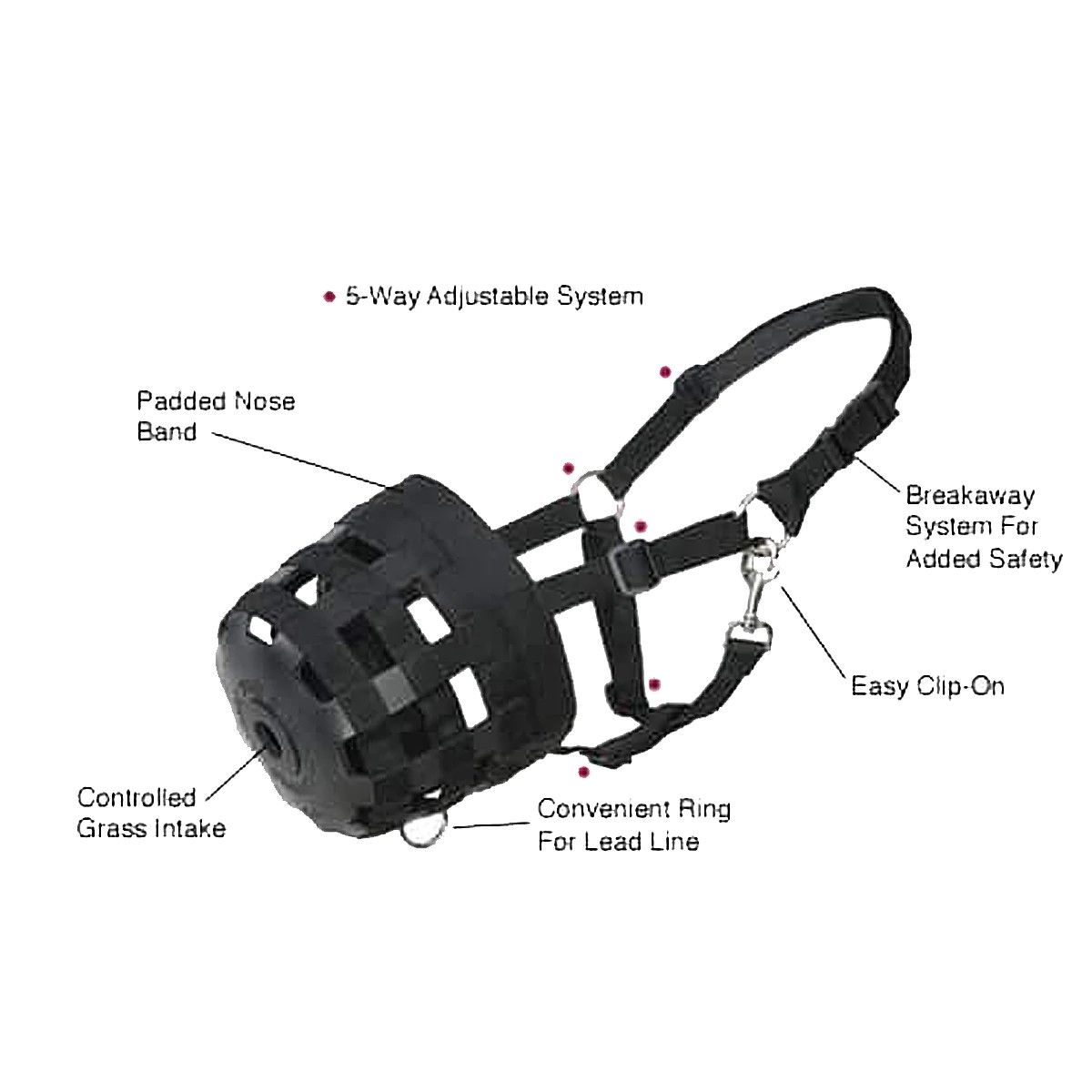 Best Friend Deluxe Grazing Muzzle - Cob