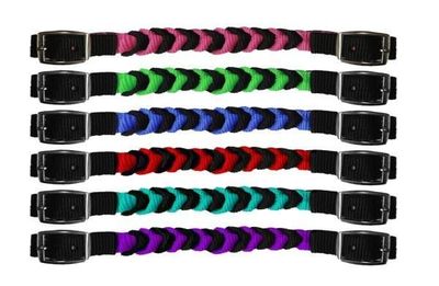 Curb Strap - Showman Nylon Braided