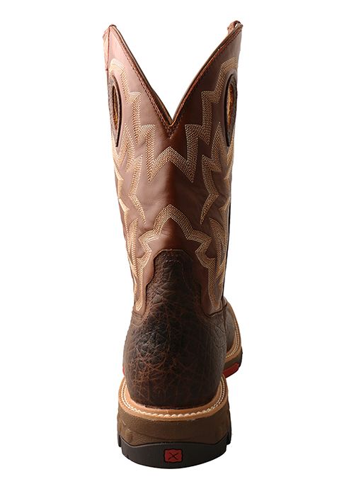 Men's Twisted X 12″ Alloy Safety Toe Western Workboot with CellStretch