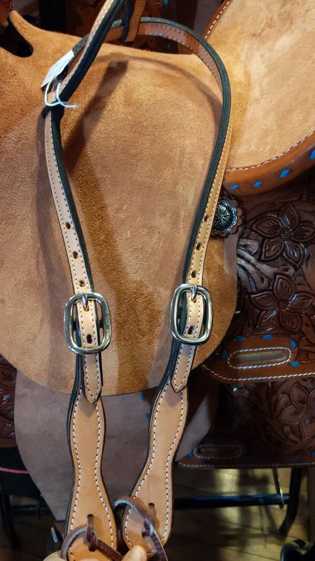 Circle L Scalloped One Ear Headstall - Horse Size