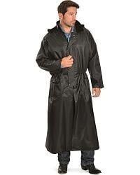 Adult Saddle Slicker in Black