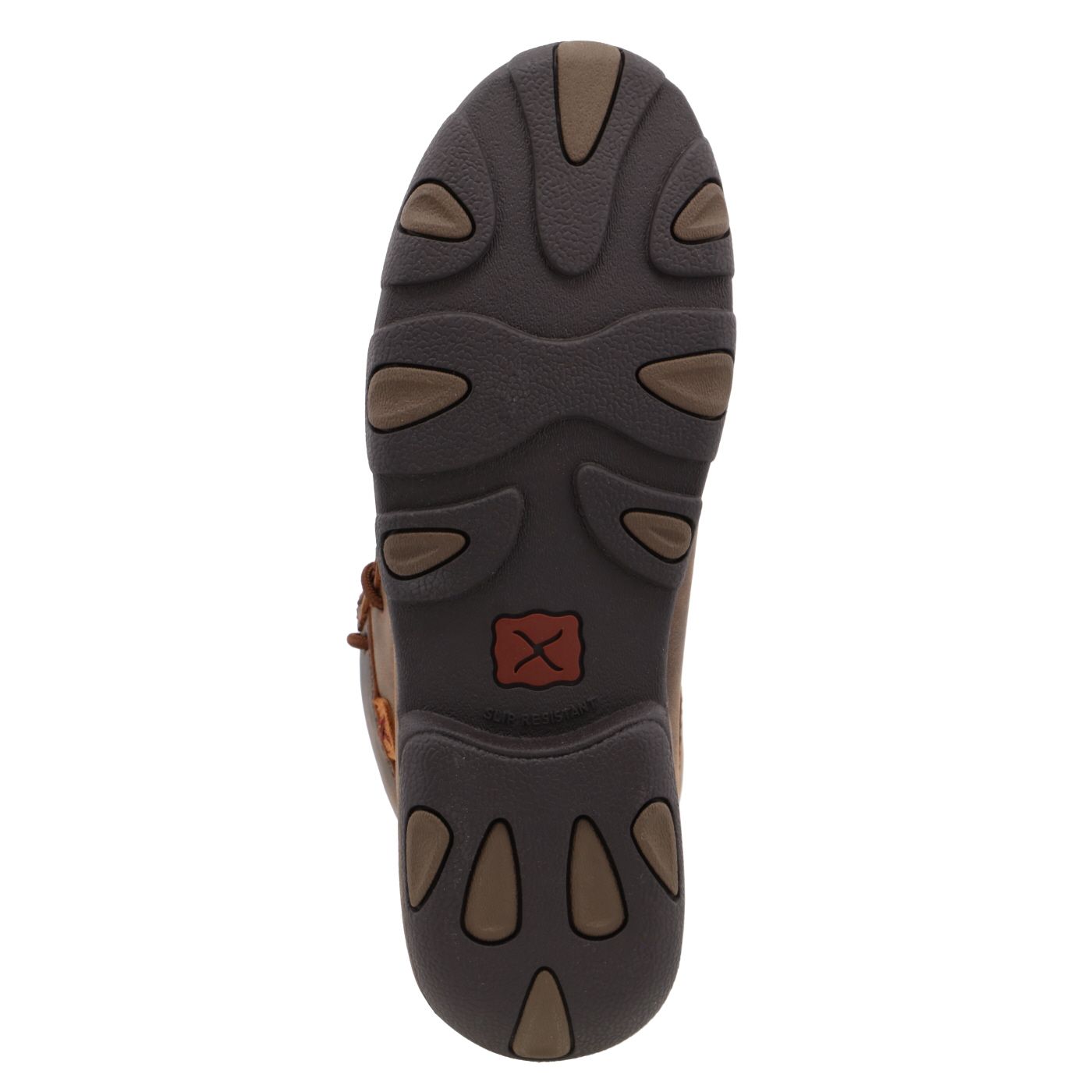 Women's Twisted X Chukka Driving Moc - Brown & Tooled Flower