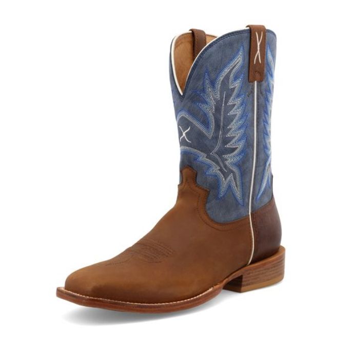 Men's Twisted X Tech X Boots - Cocoa & Denim Blue