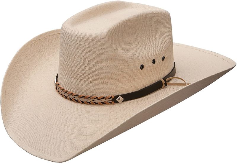 Stetson Square Palm Hat with Eyelets