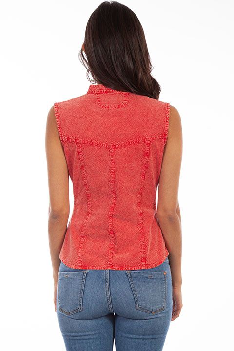 Women's Peruvian Cotton Sleeveless Blouse