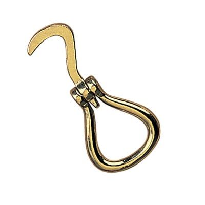 Folding Hoof Pick, Solid Brass