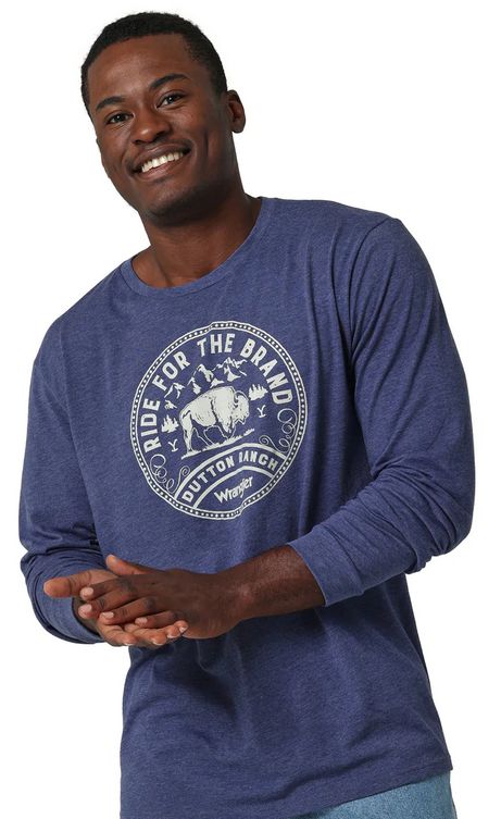Wrangler - Yellowstone "Ride for the Brand" LS T-Shirt Unisex