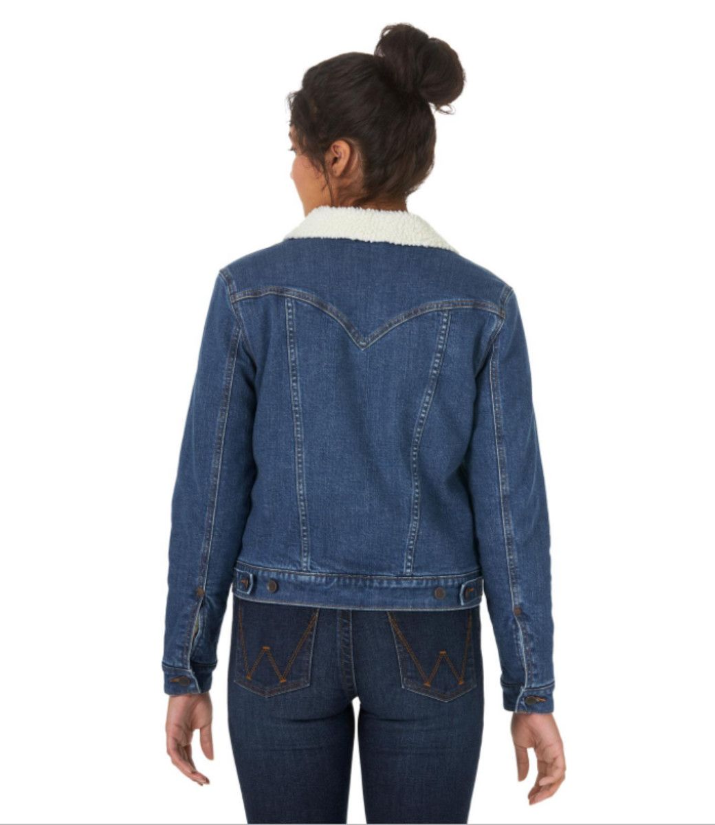 Women's Wrangler Sherpa Lined Denim Jacket