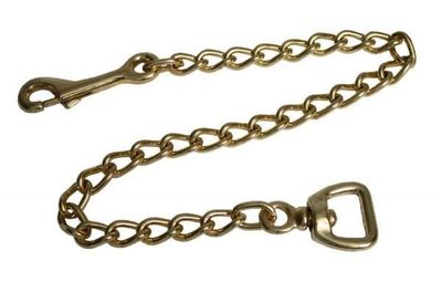 20" Lead Chain Brass