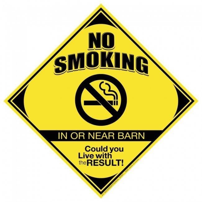 Caution No Smoking