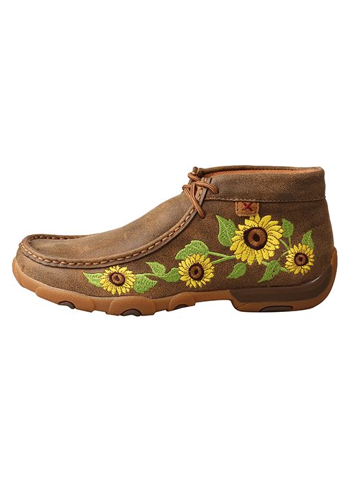 Women's Twisted X Sunflower Chukka Driving Mocs