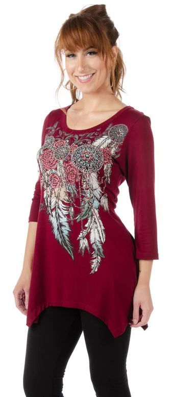 Women's Feathers and Conchos