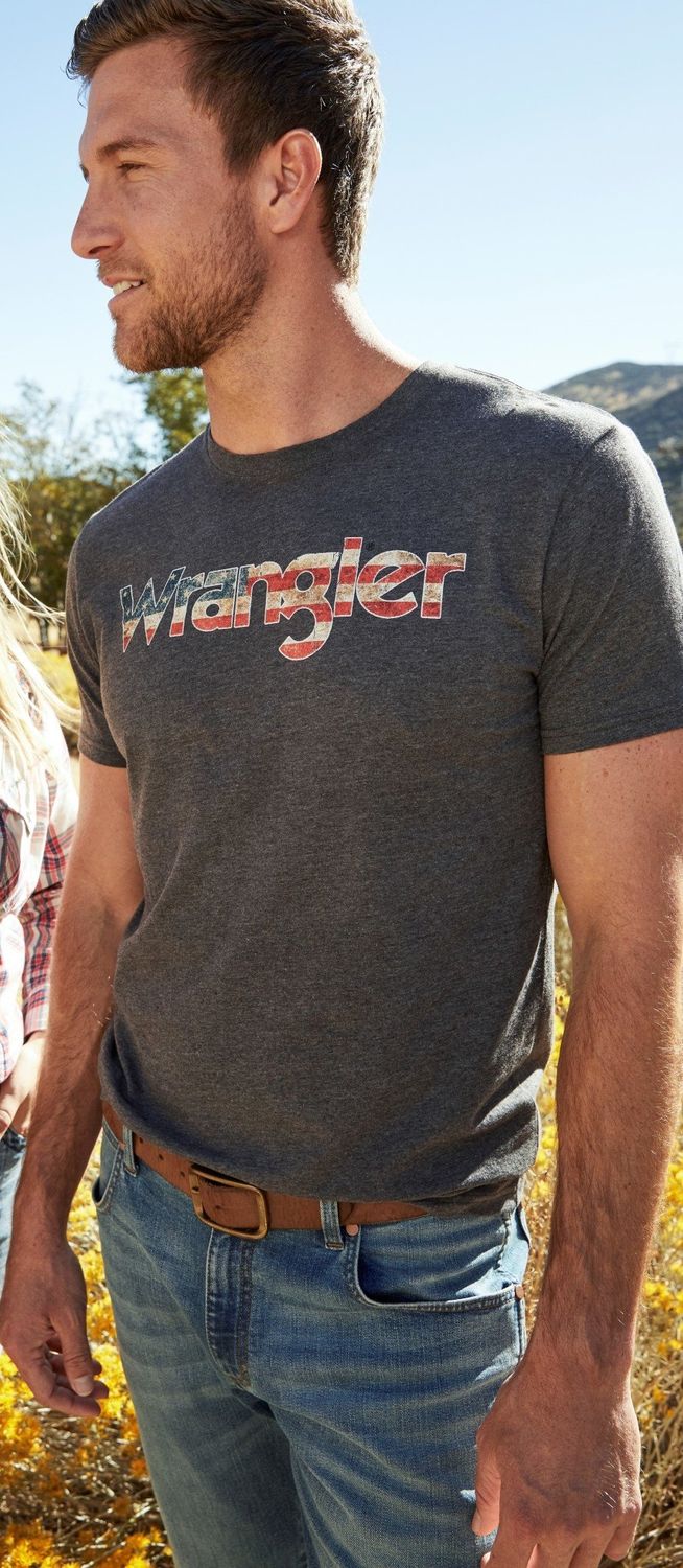 Men's Wrangler Red White & Blue T-Shirt
