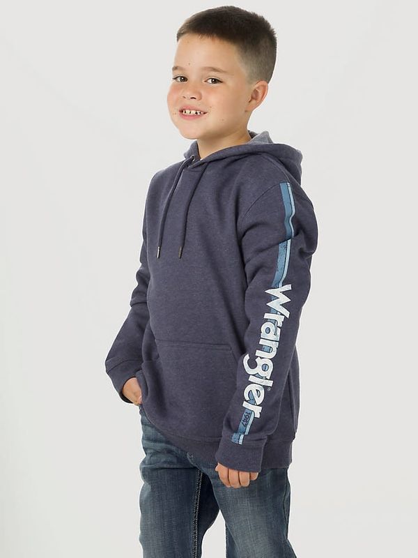 Boys' Wrangler Navy Heather Hoodie