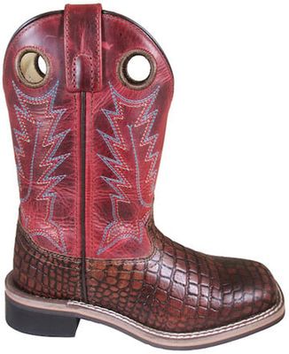 Youth Smoky Reptile Print Western Boots