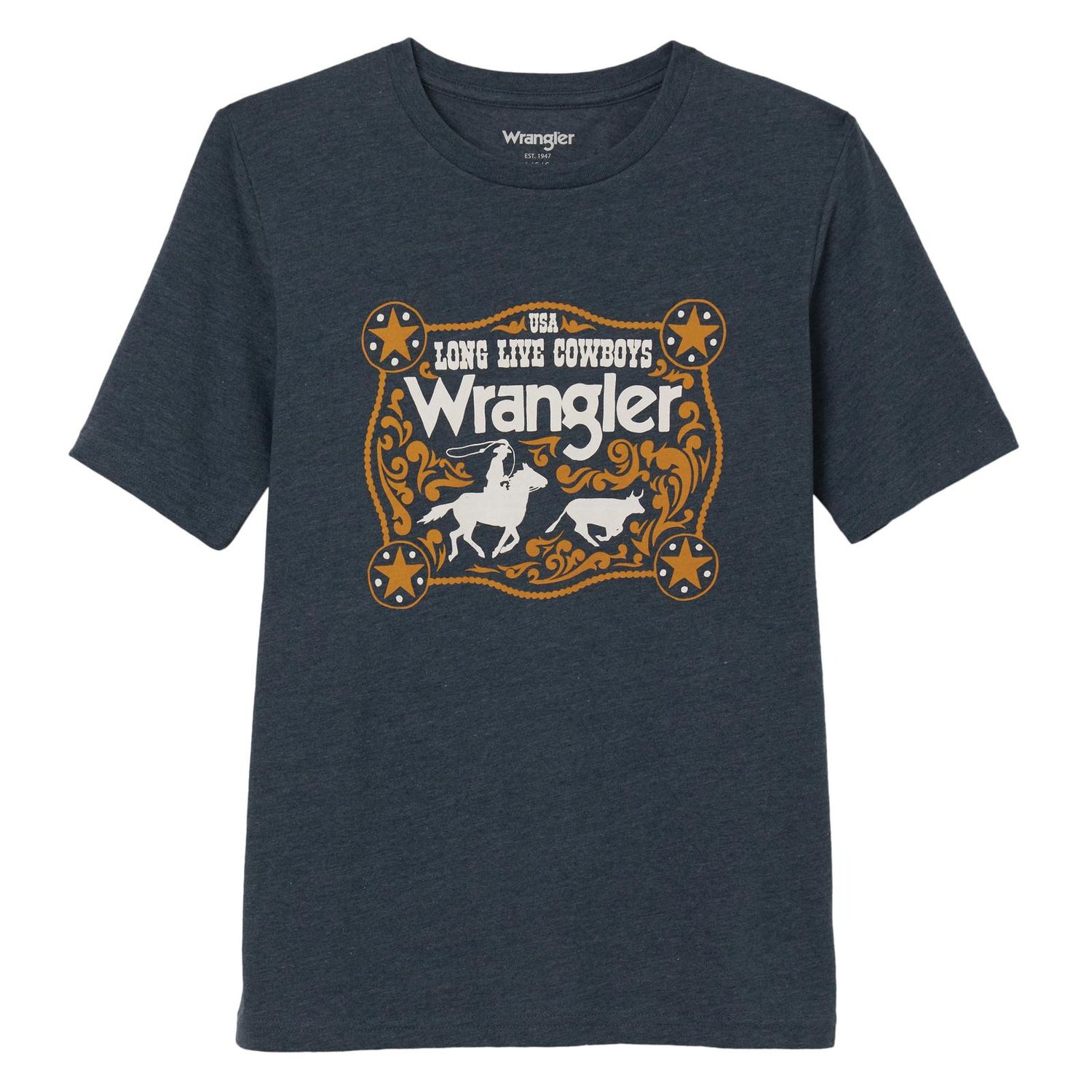 Boy's Wrangler S/S T-Shirt - Long Live Cowboys