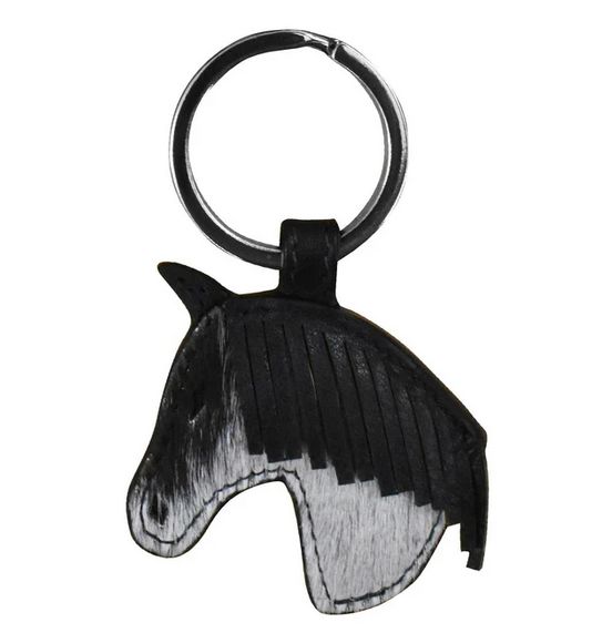 Key Chain - Horse Key Fob w/Hair