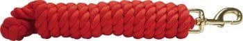 10' Braided Cotton Lead - Brass Snap