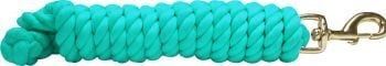 10' Braided Cotton Lead - Brass Snap
