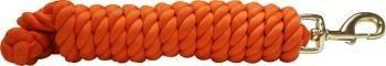 10' Braided Cotton Lead - Brass Snap