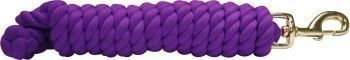 10' Braided Cotton Lead - Brass Snap