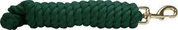 10' Braided Cotton Lead - Brass Snap