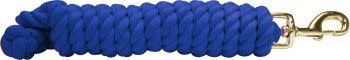 10' Braided Cotton Lead - Brass Snap